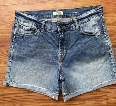 Pantalones de mezclilla Kensie The Short tiro alto azul talla 6/28 Foto 1 de 4