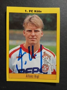 Panini 1993/94 Alfons Higl #№165 1. FC Köln ungeklebt original handsigniert - Bild 1 von 17