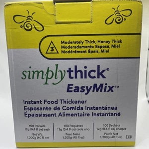 SimplyThick Easy Mix Food Thickener 100 Pack Sealed Exp 12/2025 - Picture 1 of 8