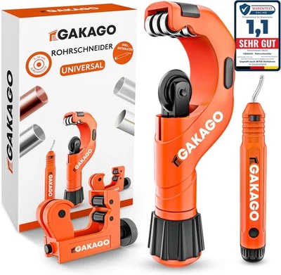GAKAGO GMBH Gakago Rohrschneider Set 3-50mm mit Entgrater Rohrabschneider