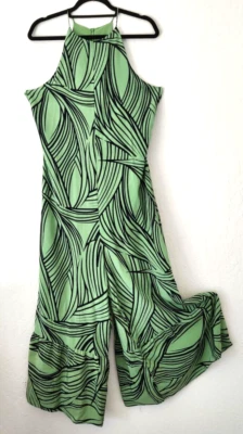 Mono de verano Tibi para mujer sin mangas sin espalda de seda pierna ancha recortada nuevo talla 12 Foto 1 de 4