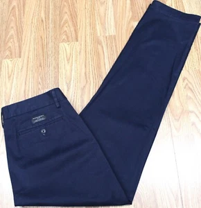 PANTALONES CHINOS BANANA REPUBLIC EMERSON ALGODÓN/SPANDEX AZUL MARINO 33W x 34L - Imagen 1 de 3