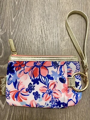 Cartera Muñequera Lilly Pulitzer Cremallera Superior Blanca Fiesta Como una Langosta Nueva Sin Etiquetas Foto 1 de 4