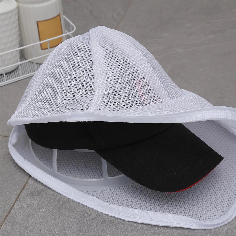 Paquete de 3 protectores porta jaula de lavado a máquina limpiador gorra de béisbol lavadora sombrero Foto 1 de 4