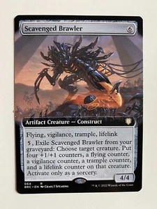 Scavenged Brawler *Non-Foil* EXT ART MTG NM/MT Commander Excl. BRO Combined Ship - Picture 1 of 2