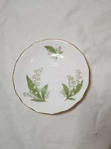 Vintage Royal Vale Lily Of valley Saucer Made England - Picture 1 of 2