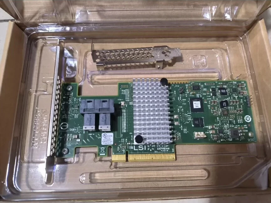 LSI 9340-8i ServeRAID M1215 12Gbps SAS HBA P16 IT mode for ZFS TrueNAS unRAID - Image 1 of 1