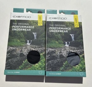 2 pares - Nuevos calzoncillos para hombre ExOfficio Give-N-Go 2.0 - negro/acero ónix (gris) 2XL - Imagen 1 de 4