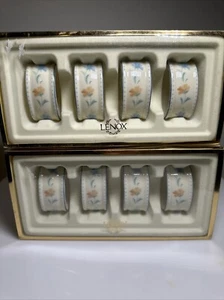 Lenox Provencal Garden 8er Set Handgefertigte Porzellan Serviettenringe 6241764 Neu - Bild 1 von 4