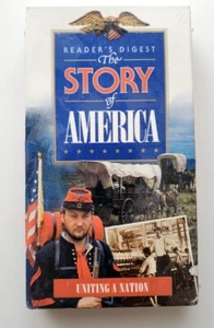 Readers Digest THE STORY OF AMERICA VHS Uniting a Nation HOME SCHOOL HISTORY new - Picture 1 of 3