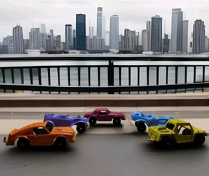 Lot Of 5 Tootsie Toy Die Cast toy vehicles Cars Trucks Roadsters 2" Vintage - Picture 1 of 12