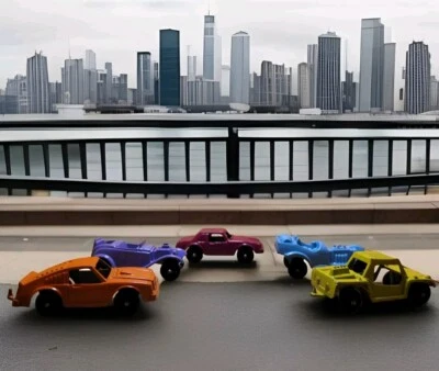 Lot Of 5 Tootsie Toy Die Cast toy vehicles Cars Trucks Roadsters 2" Vintage - Image 1 of 4