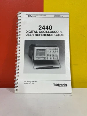 Tektronix 070-6600-00 2440 Digital Oscilloscope User Reference Guide - Image 1 of 2