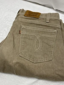 Vintage 1990s Levis Action Jeans Khaki Brown Made in USA (Tan/Brown Tab) 36x34 - Bild 1 von 9