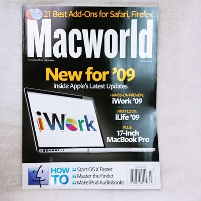 MacWorld Magazine March 2009 New for '09 Inside Apple's Latest Updates - Image 1 of 4