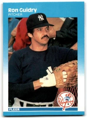 1987 Fleer Ron Guidry New York Yankees #100 - Image 1 of 2