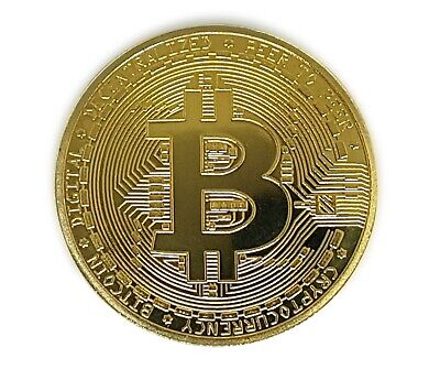 1-10Bitcoin Münze Gold Silber Kupfer Sammler BTC Krypto Währung GeschenkMedaille • 2.40€