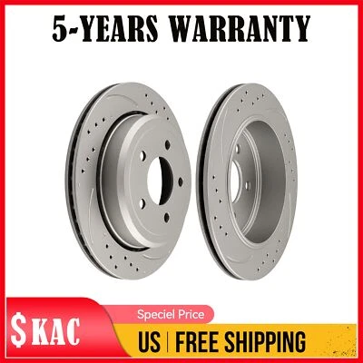 Пара задних тормозных дисков для Ford Crown Victoria 2003-2011 / Mercury Grand Marquis - Изображение 1 из 4