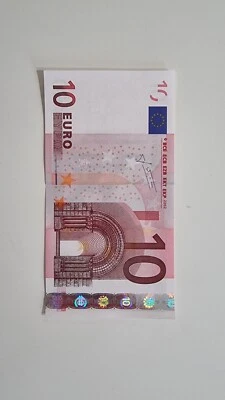 BANCONOTA RARA DA 10 EURO 2002 FIRMATA JEAN CLAUDE TRICHET - Bild 1 von 2