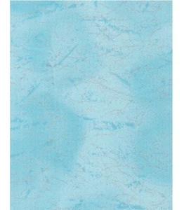 Anthology Fabric - BeColorful Silver Metallic Light Blue Blender - Cotton YARD - Picture 1 of 1