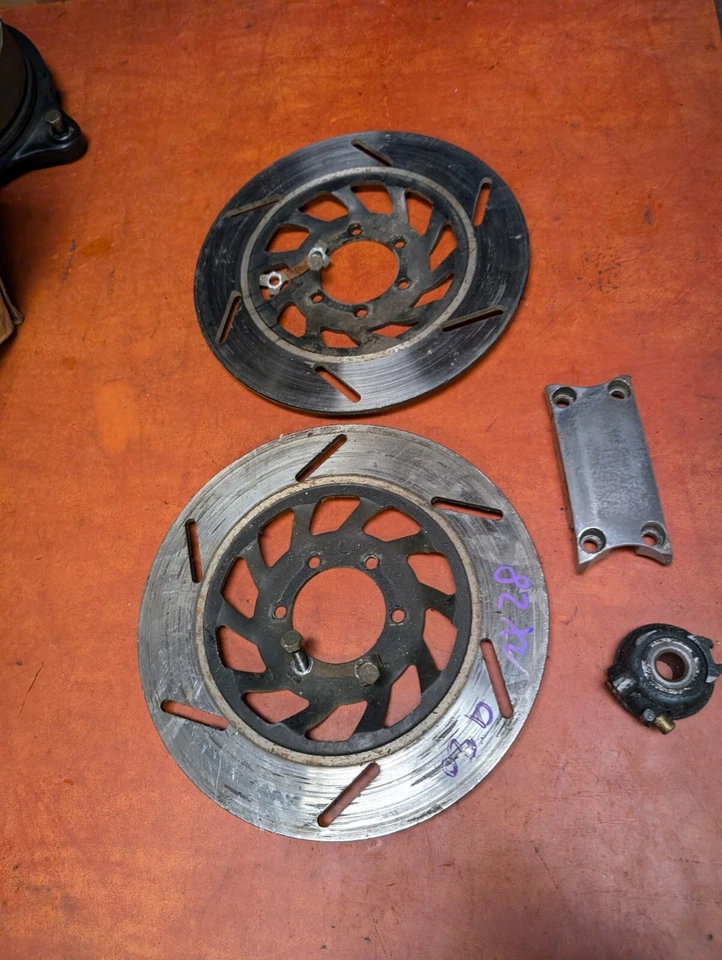 1982 Yamaha Xv920 xs400 maxim rd400 sr500 передний задний дисковый тормоз ротор диск  - Изображение 1 из 4