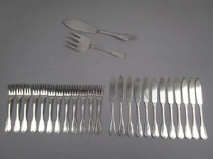 Bruno Wiskemann / Belgium - Art Deco - posate da pesce - 12 persone / 26 pezzi - Foto 1 di 23