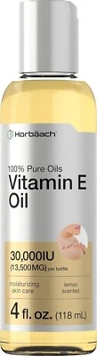 Horbaach Vitamin E Oil for Skin 30,000 IU, 4 Fl Oz, 100% Pure Oils, Moisturizing - Image 1 of 3
