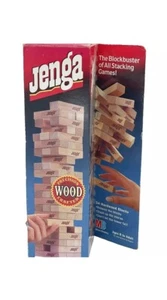 Jenga Game By Milton Bradley Hasbro Made In USA Vintage Original 1995 - Picture 1 of 4