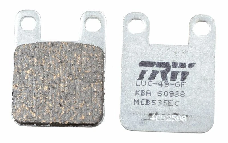 TRW Bremsbeläge Bremsbelagsatz Bremsklötze Organic Low Budget Hinten MCB535EC - Bild 1 von 1