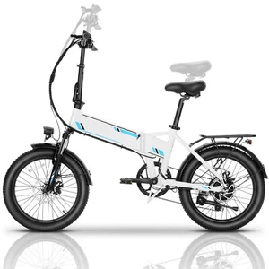 Electric Bike 20IN 500W City Commuter Bicycle Folding Electric Bike 48V Battery@ - Picture 1 of 30