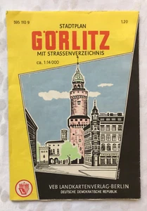 Stadtplan von Görlitz mit Straßenverzeichnis, 1 : 14000, DDR 1964 - Picture 1 of 4