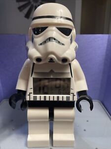 LEGO Star Wars Storm Trooper Large Figure Digital Alarm Clock 9 Inch 2015