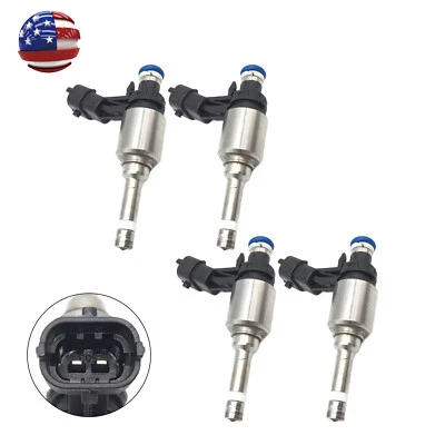 New 4Pcs Fuel Injector Fit for Kia Soul Rio 1.6L 2012-2017 FJ1146 353102B13 US - Image 1 of 4