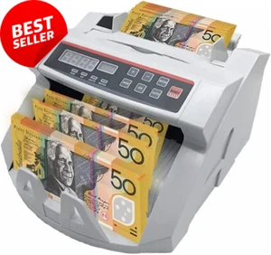 Automatic Money Counter UV High Speed Bill Counting Machine AUD Display - Picture 1 of 12