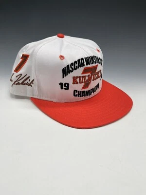 De colección 1992 Nascar Winston Cup Champion AJD Sombrero Kulwicki Snap Back Foto 1 de 4
