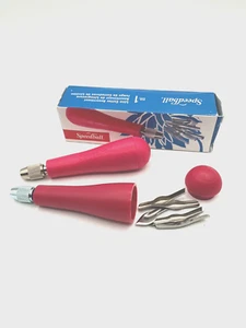 Lot of 2 Speedball Lino Cutter Handles with Five Blades in Each - Picture 1 of 5