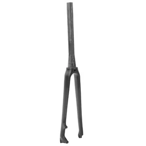 Carbon Fiber Front Fork 3K Matte Road Bike Disc Brake Top Tube Taper Pipe Q CH - Picture 1 of 18