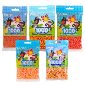 Perler 5x1000 Orange, Spice, Tangerine, Apricot, Buttescotch - Picture 1 of 1