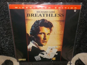 Breathless Widescreen Laserdisc LD Richard Gere Free Ship $50 - Picture 1 of 2