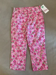 Lilly Pulitzer Loren Capri Escargot Snails Pink 14 Girls Nwt Vintage - Picture 1 of 5