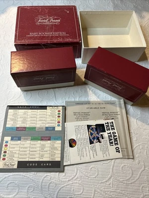 TRIVIAL PURSUIT Baby Boomer Edition/Subsidiary Card Set/Master Game Family Fun - Image 1 of 4
