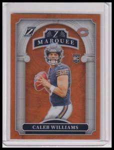 2024 Panini Zenith #1 Caleb Williams Z Marquee Orange - Picture 1 of 2