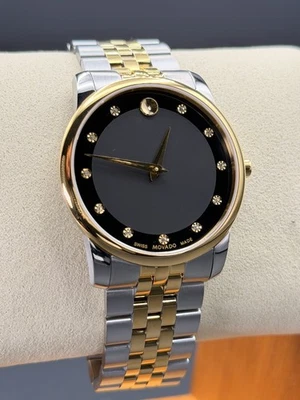 RELOJ HOMBRE MOVADO MUSEUM CLÁSICO DIAMANTE DOS TONOS 0606879 Foto 1 de 4