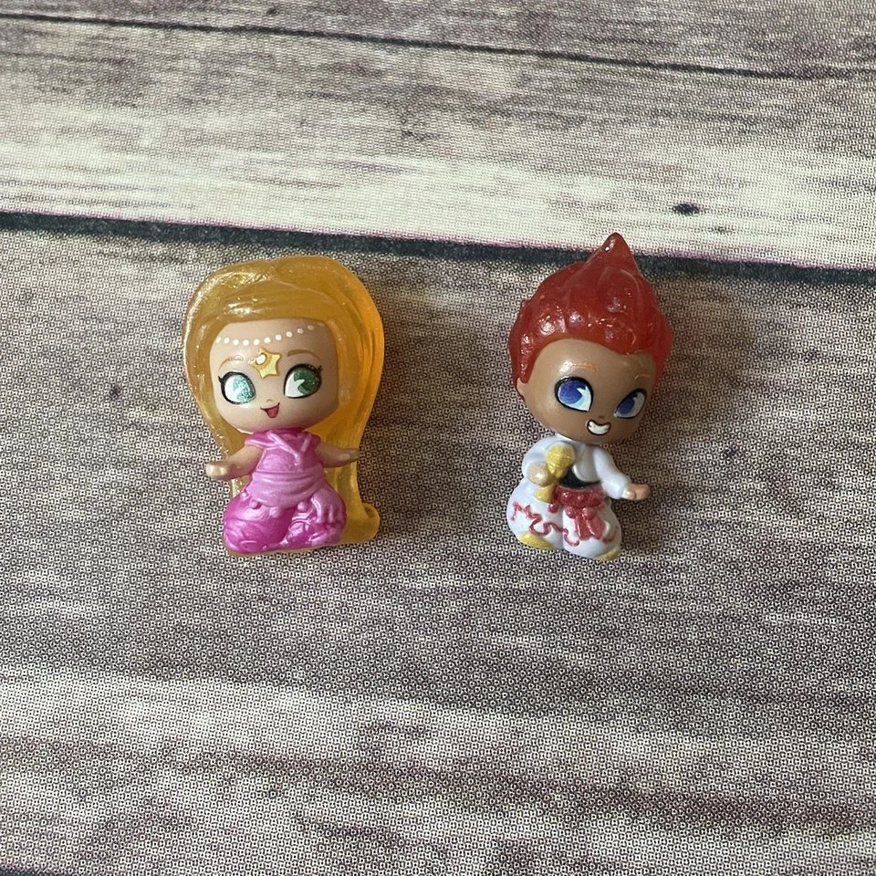 Lote de 2 mini figuras Shimmer and Shine Teenie Genies - Imagem 1 de 4
