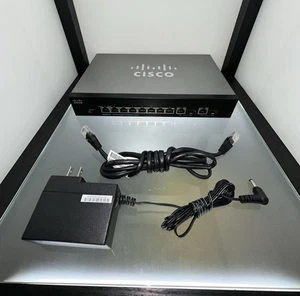 Przełącznik zarządzalny Cisco SG300-10SFP-K9 10-portowy Gigabit Ethernet UŻYWANY - Zdjęcie 1 z 9