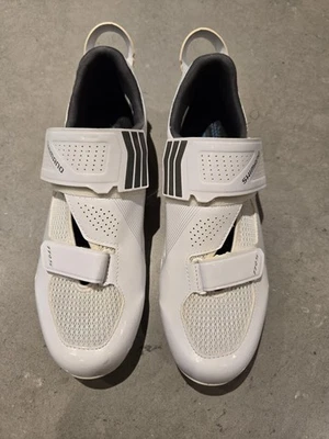 Zapato de ciclismo de carretera Shimano TR-5 para hombre blanco 45 Foto 1 de 4