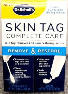 Dr. Scholl's Skin Tag Complete Care Remover and Skin Restoring Serum Exp 01/2027 - Picture 1 of 3