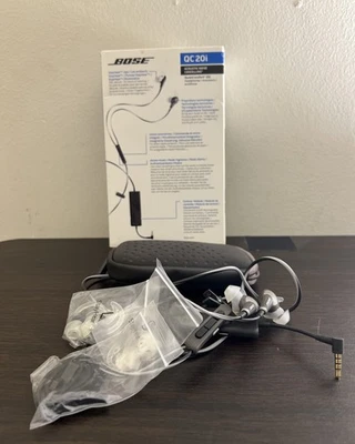 BOSE QC 20 Auricolari Silenziosi Comfort Cancellazione Rumore Cablati - Funzionanti - Immagine 1 di 3