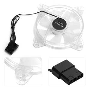 Computer Cooling Fan 4-Pin Colorful LED High Performance With Hydraulic Bear SAL - Afbeelding 1 van 17