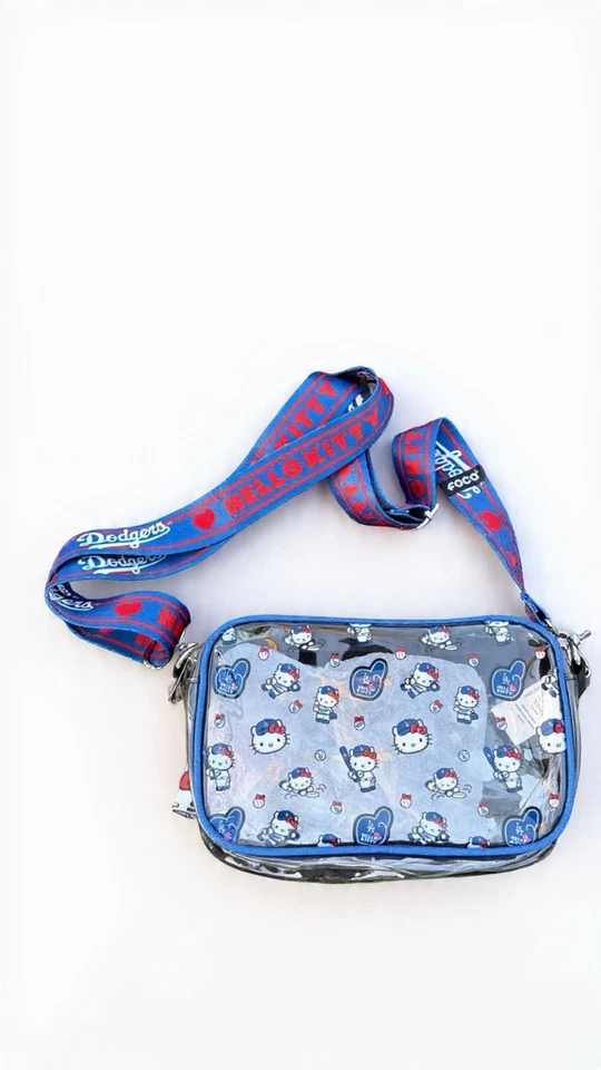 Bolso Cartera Hello Kitty Transparente LA Los Angeles Dodgers Envío Gratis Foto 1 de 1